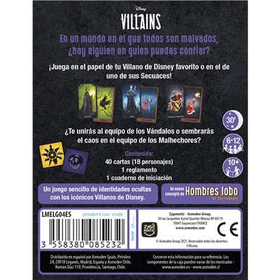 ASMODEE - Disney Villanos: La Asamblea del Mal
