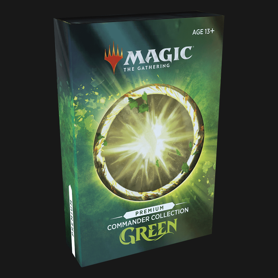 Commander Collection Box Magic the gathering - Commander Collection Green Premium Edition (FOIL ...