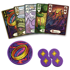 ASMODEE - The Fellowship of the Ring: Trick-Taking Game (Español)