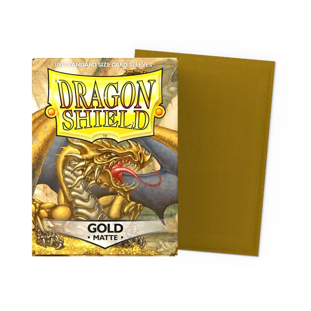 Dragon Shield - Micas Matte STND Gold c/100