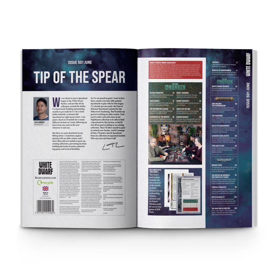 Revista - White Dwarf Issue 501 Junio 2024 (Inglés) - Gamesmart - Games Workshop