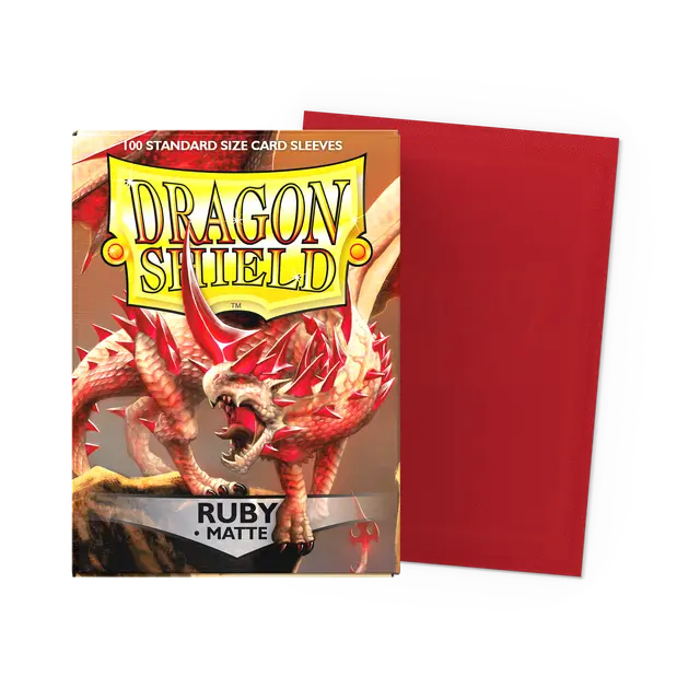Dragon Shield - Micas Matte STND Ruby c/100