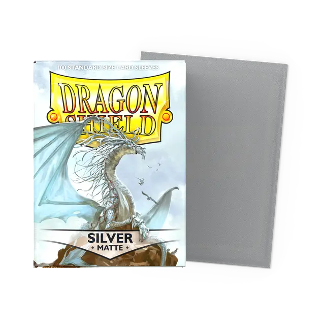Dragon Shield - Micas Matte STND Silver c/100