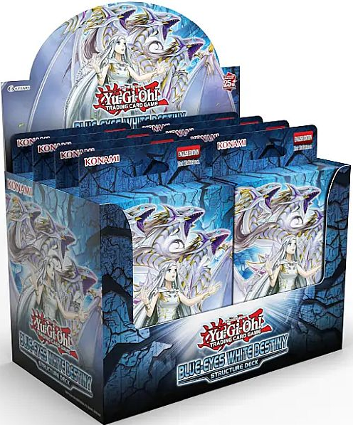 Yu-Gi-Oh! - Blue-Eyes White Destiny Structure Deck display c/8 decks (Inglés)