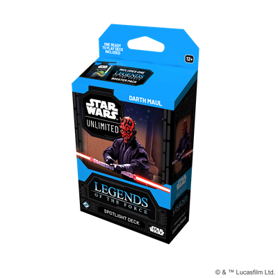Star Wars Unlimited - Legends of the Force: Spotlight Deck Display c/6 decks (Inglés)