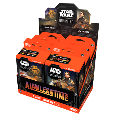 Star Wars Unlimited - A Lawless Time: Spotlight Deck Display c/6 decks (Inglés)