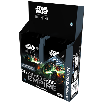 Star Wars Unlimited - Ashes of the Empire: Carbonite Booster Display c/12 packs (Inglés)