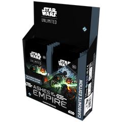 Star Wars Unlimited - Ashes of the Empire: Carbonite Booster Display c/12 packs (Inglés)