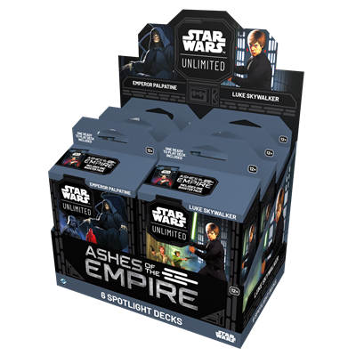 Star Wars Unlimited - Ashes of the Empire: Spotlight Deck Display c/6 decks (Inglés)