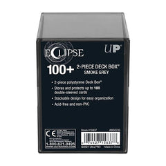 ULTRA PRO - 2 - Piece Deck Box Eclipse Gris Humo - Gamesmart - Ultra Pro