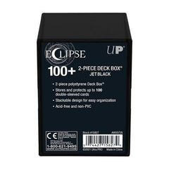 ULTRA PRO - 2 Piece Deck Box Eclipse Negro Azabache - Gamesmart - Ultra Pro
