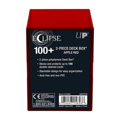 ULTRA PRO - 2 Piece Deck Box Eclipse Rojo Manzana - Gamesmart - Ultra Pro