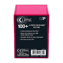 ULTRA PRO - 2 - Piece Deck Box Eclipse Rosa Fuerte - Gamesmart - Ultra Pro
