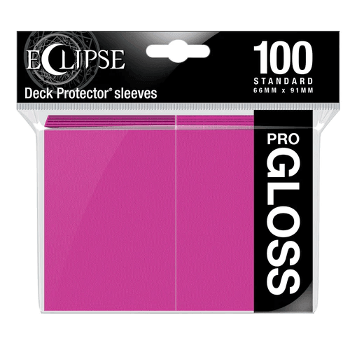 ULTRA PRO - Micas Eclipse Gloss STND Hot Pink c/100 - Gamesmart - Ultra Pro