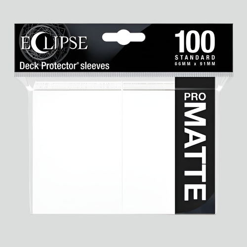 ULTRA PRO - Micas Eclipse Matte STND Arctic White c/100 - Gamesmart