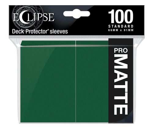 ULTRA PRO - Micas Eclipse Matte STND Forest Green c/100 - Gamesmart - Ultra Pro