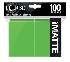 ULTRA PRO - Micas Eclipse Matte STND Lime Green c/100 - Gamesmart - Ultra Pro