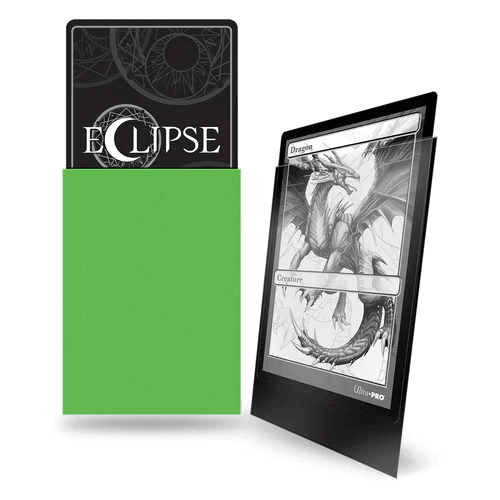 ULTRA PRO - Micas Eclipse Matte STND Lime Green c/100 - Gamesmart - Ultra Pro