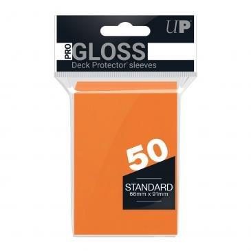 ULTRA PRO - Micas PRO - Gloss Standard Deck Protector c/50 Naranja - Gamesmart - Ultra Pro