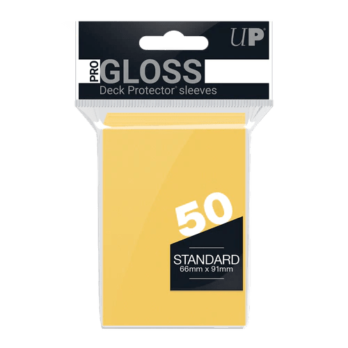 ULTRA PRO - Micas PRO-Gloss STND Deck Protector Amarillo c/50 - Gamesmart