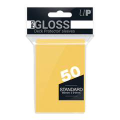 ULTRA PRO - Micas PRO-Gloss STND Deck Protector Amarillo c/50 - Gamesmart