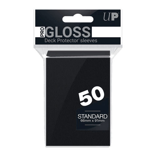 ULTRA PRO - Micas PRO-Gloss STND Deck Protector Negro c/50 - Gamesmart