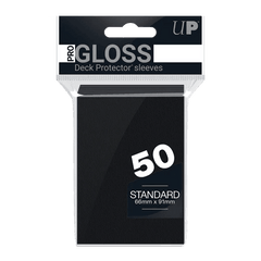 ULTRA PRO - Micas PRO-Gloss STND Deck Protector Negro c/50 - Gamesmart