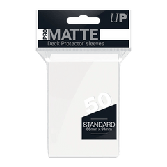 ULTRA PRO - Micas Pro - Matte STND Deck Protector c/50 Blanco - Gamesmart - Ultra Pro