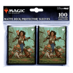 ULTRA PRO - Micas Standard Deck Protector c/100 Wilds of Eldraine Ellivere of the Wild Court for Magic The Gathering - Gamesmart - Ultra Pro