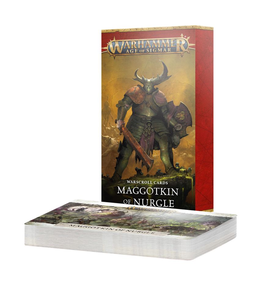 WHAOS - Warscroll Cards: Maggotkin of Nurgle (Inglés)