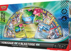 Pokémon - Venusaur ex & Blastoise ex Premium Collection (Inglés)
