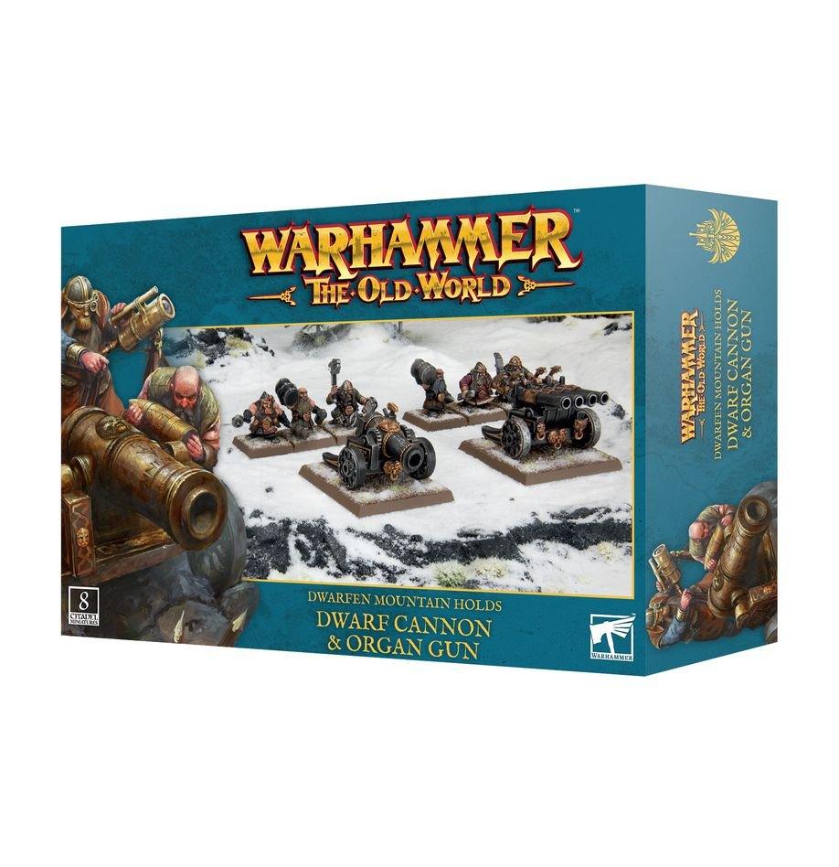 Warhammer The Old World - Dwarfen Mountain Holds: Dwarf Cannon & Organ Gun - Gamesmart - Games Workshop