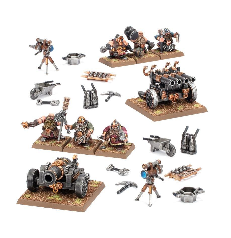 Warhammer The Old World - Dwarfen Mountain Holds: Dwarf Cannon & Organ Gun - Gamesmart - Games Workshop