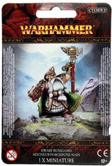 WH - Dwarf Runelord Seigneur Forgerune Nain (Blister) - Gamesmart - Games Workshop
