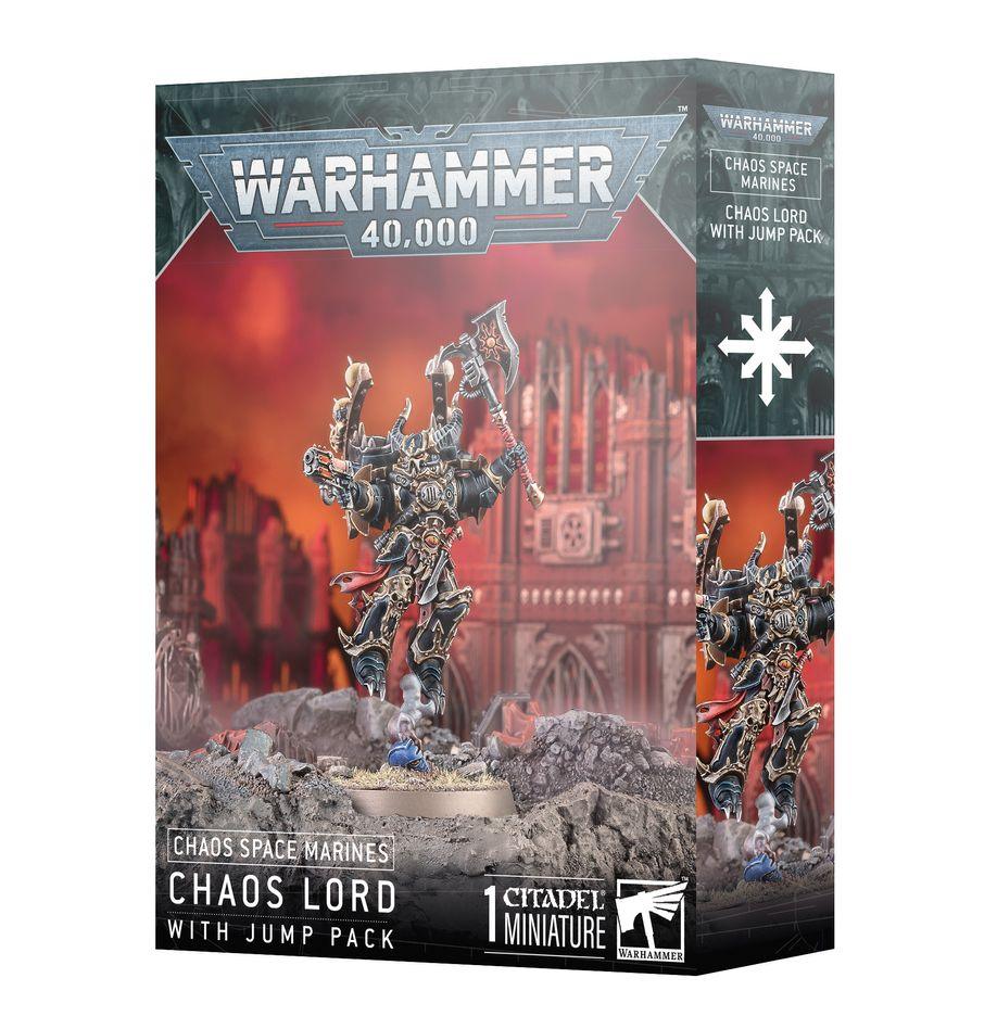 WH40K - Chaos Space Marines Chaos Lord with Jump Pack - Gamesmart - Games Workshop