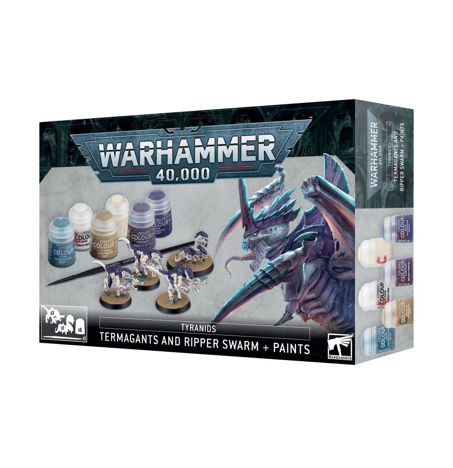 WH40K - Tyranids Termagants and Ripper Swarm + Paints - Gamesmart