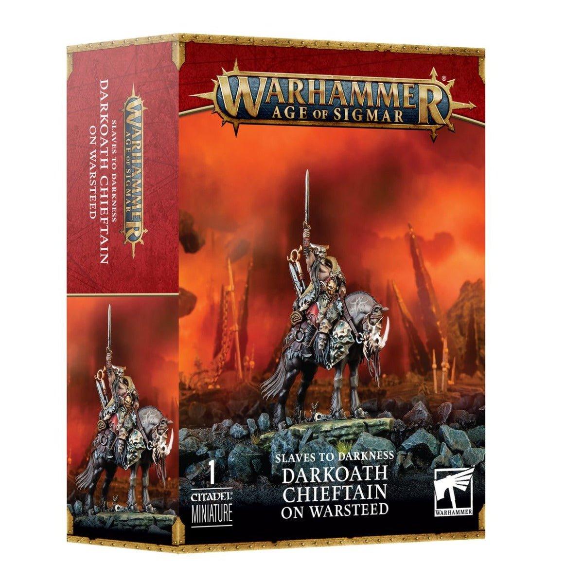 WHAOS - Slaves to Darkness Darkoath Chieftain on Warsteed - Gamesmart - Games Workshop