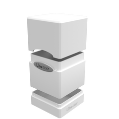 ULTRA PRO - Classic Satin Tower Deck Box: Arctic White - Gamesmart