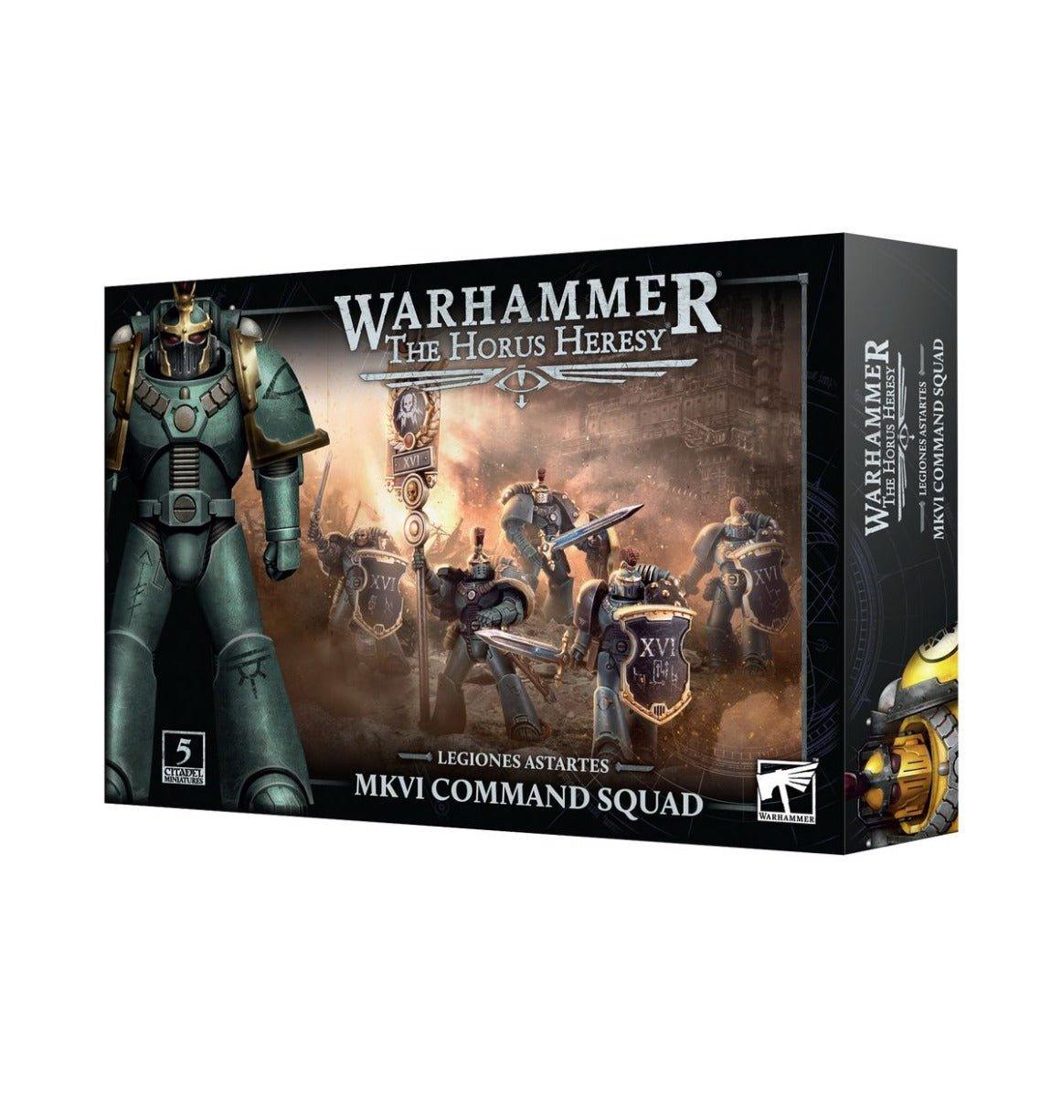 WHM The Horus Heresy - Legiones Astartes: MKVI Command Squad - Gamesmart - Games Workshop