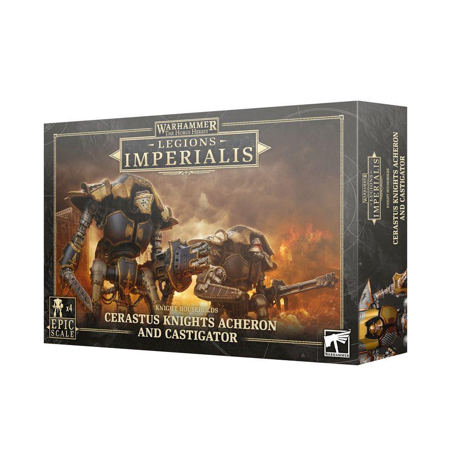 WHM The Horus Heresy - Legions Imperialis: Knight Households Cerastus Knights Acheron & Castigator - Gamesmart - Games Workshop