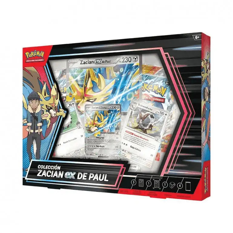 Pokémon - Zacian´s Paul ex Box (Español)