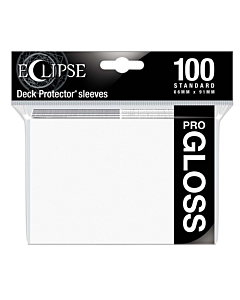 ULTRA PRO - Eclipse Gloss Standard Sleeves Arctic White C/100