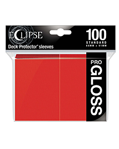 ULTRA PRO - Eclipse Gloss Standard Sleeves Apple Red C/100