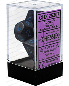 CHESSEX - Dados Poliedricos Cobalt