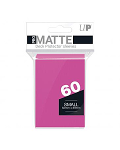 ULTRA PRO - Micas Pro-Matte Small Rosa Brillante c/60 
