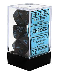 CHESSEX - Dados Poliedricos Blue Stars