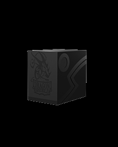 Dragon Shield - Double Shell Shadow Black/Black Deck Box