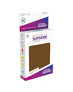 ULTIMATE GUARD - Matte Supreme UX Sleeves Japanese Size Café (60)