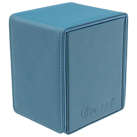 ULTRA PRO - Deck Box Vivid Alcove Flip Verde Azulado