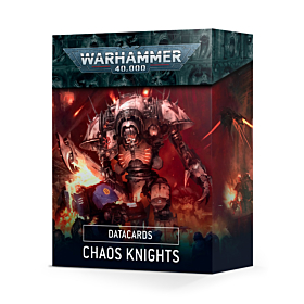 CARTAS - WH40K Datacards Chaos Knights (Inglés)
